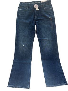 American Eagle Outfitters Men’s Dark Blue Bootcut Jeans